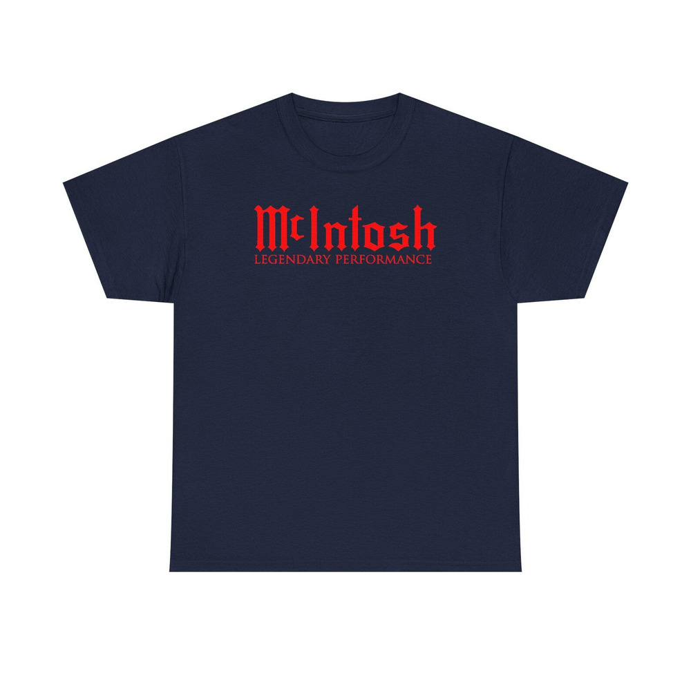 Stereo Home Theater Logo Unisex Heavy Cotton Tee T Shirt Navy